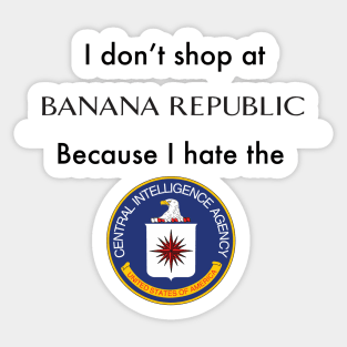 CIA Sticker